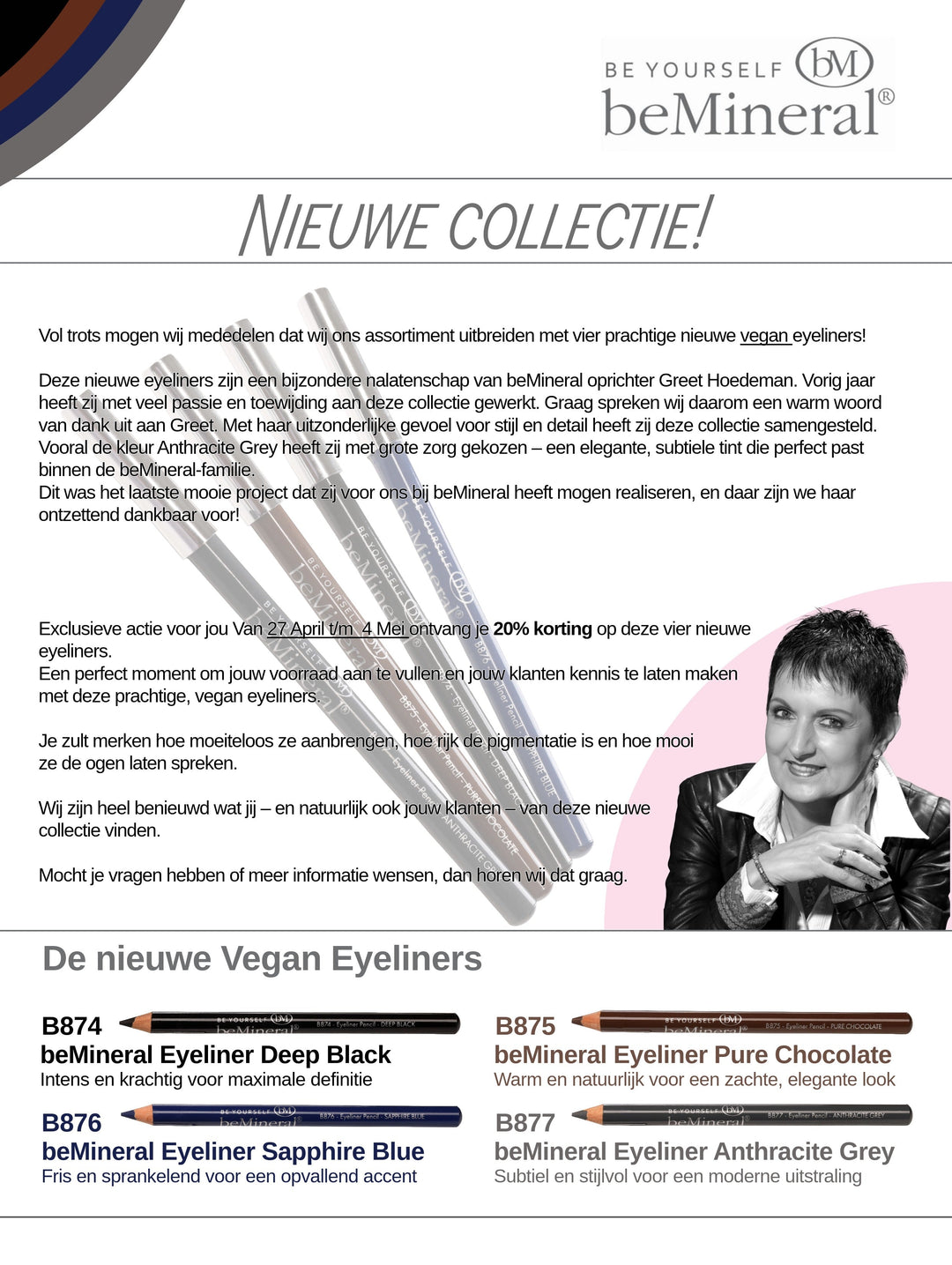 Nieuwe collectie vegan Eyeliners