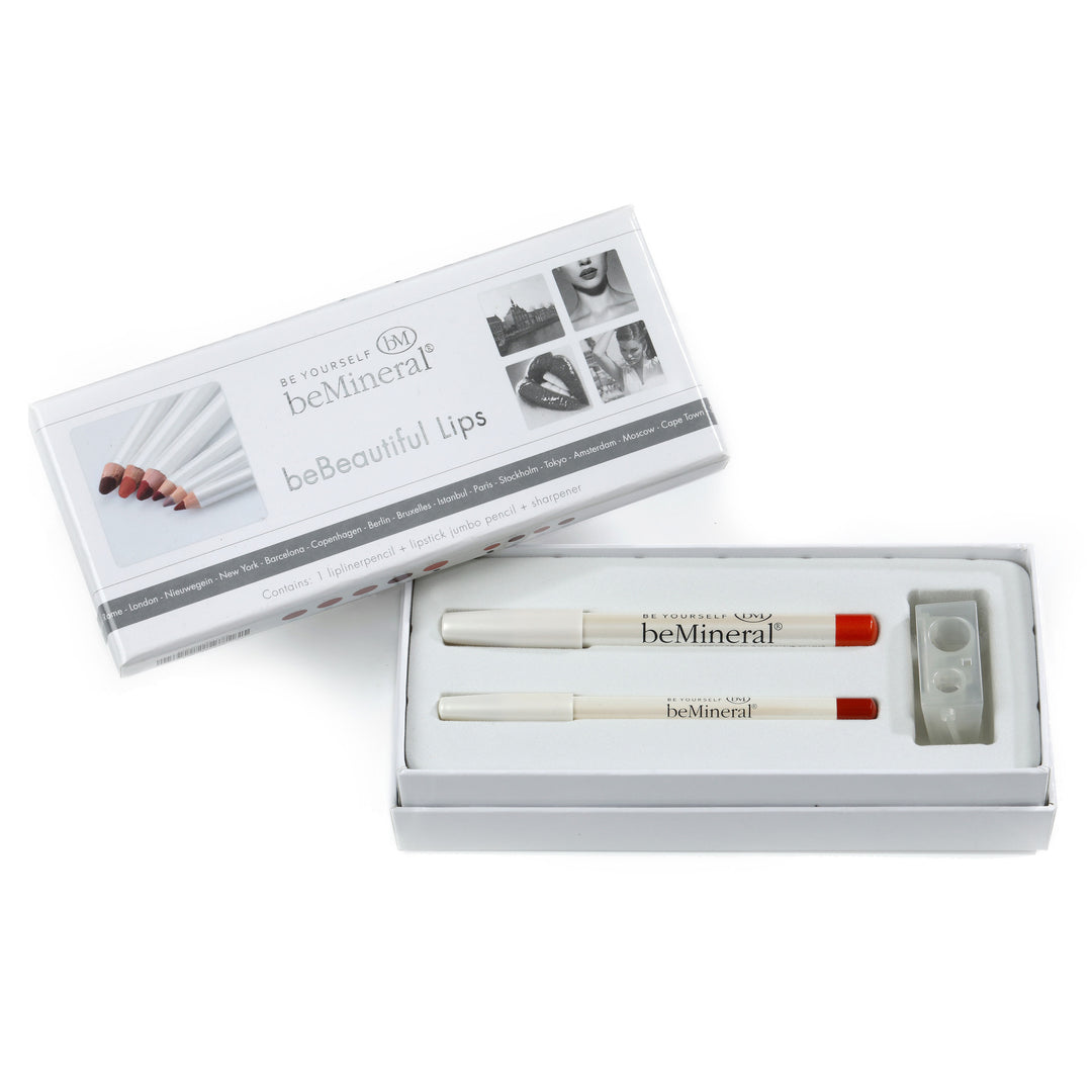 beMineral beBeautiful Lips-Kit - RED POPPY